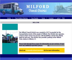 Milford Transit District Website